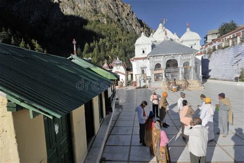 Gangotri Temple Of River Goddess Ganga Editorial Photography Image Of