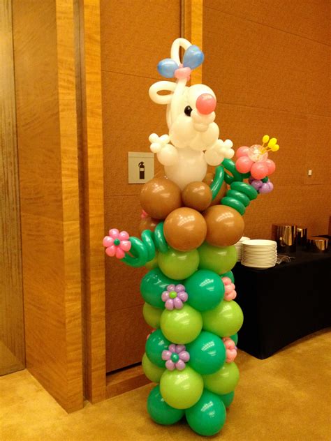 Balloon Rabbit Column That Balloons