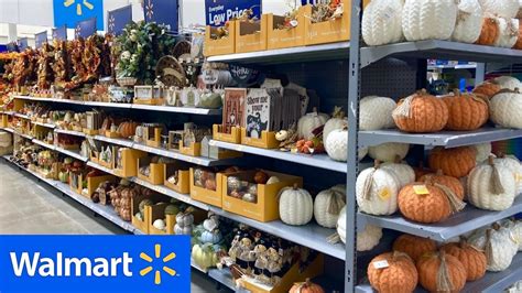 Walmart Fall Decor Fall Decorations Pumpkins Home Decor Shop With Me Shopping Store Walk Through