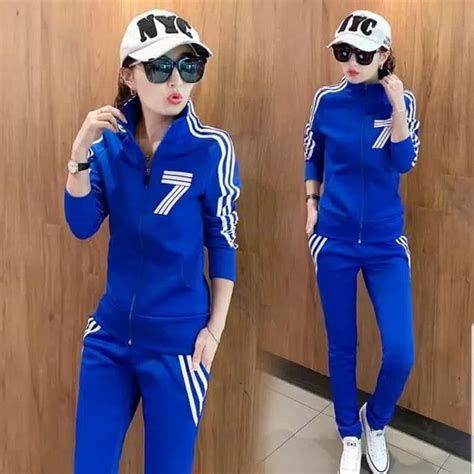 Jual Baju Olahraga Setelan Wanita Jaket Celana Training Sport Yoga