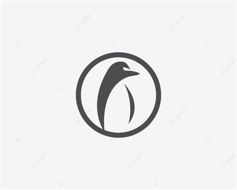 Penguin Logo Vector Isolated Nature Drawing Vector, Isolated, Nature
