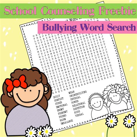 Anti Bullying Word Search Wordmint Worksheets Library