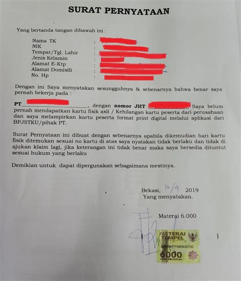 Contoh Surat Klaim Barang Hilang Delinewstv