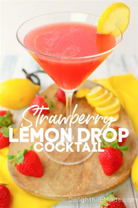 Strawberry Lemon Drop Martini Artofit