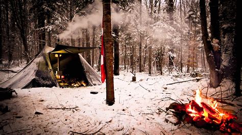 2 Night Winter Camp In A Hot Tent Build Your Own Bucksaw Instructions