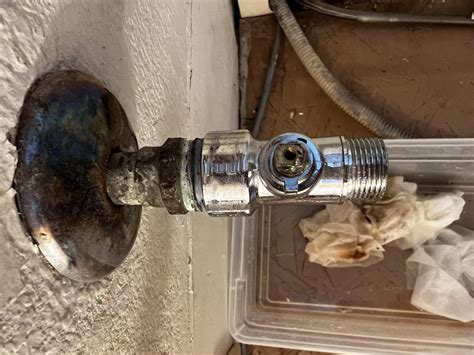 Removing Compression Shut Off Valve R Plumbing