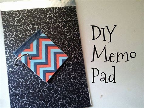 Diy Memo Pad And Mini Memo Pad Tutorial Youtube