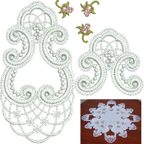 Lace Tamah Lace Doily Embroidery Motif 24 By Sue Box Sue Box Creations