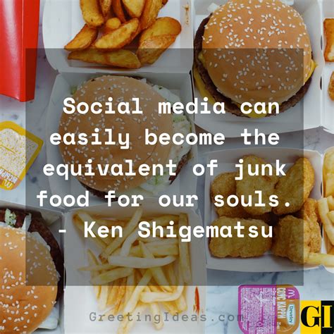 30 Famous Junk Food Quotes And Move To Healthy Eating