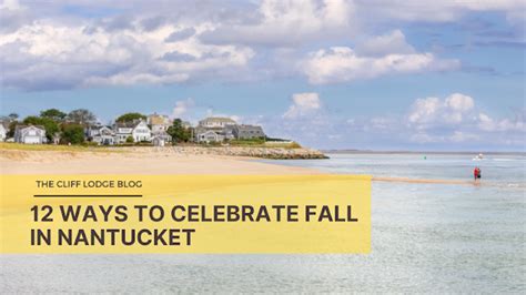 Cliff Lodge Nantucket blog: September 2019