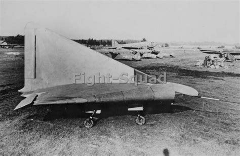 Ww2 Picture Photo Lippisch P13a Delta Jet Wing Interceptor Aircraft