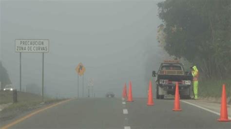 Densa Niebla Gener Riesgos Para Conductores Que Transitaban Por La