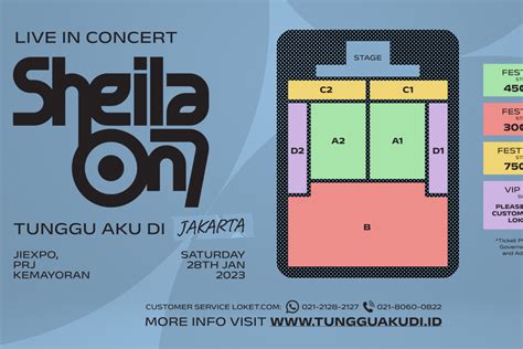 Harga Tiket Dan Seating Plan Konser Sheila On 7 Termurah Rp 300000