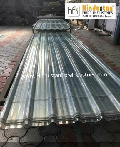 Clear Glass Fibre Frp Profile Corrugated Roofing Sheet Thickness Of