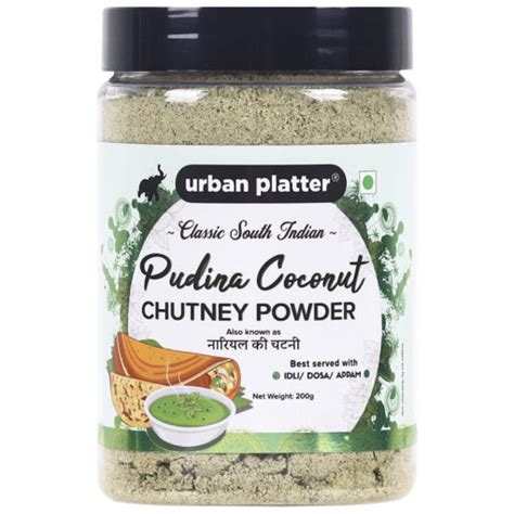 Urban Platter South Indian Style Instant Coconut Green Chutney Powder