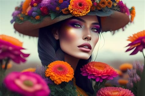 Download Woman Flowers Beauty Royalty Free Stock Illustration Image