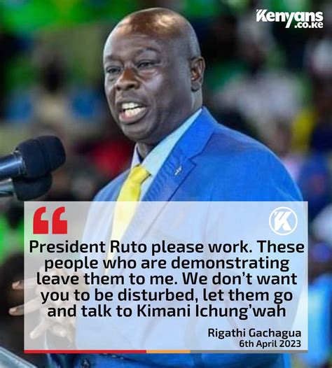 Kenyans Co Ke On Twitter President Ruto Please Work Let Them Go And