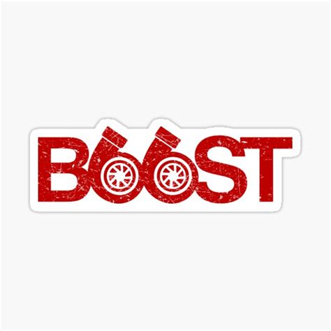 Boost Turbo Stickers Redbubble