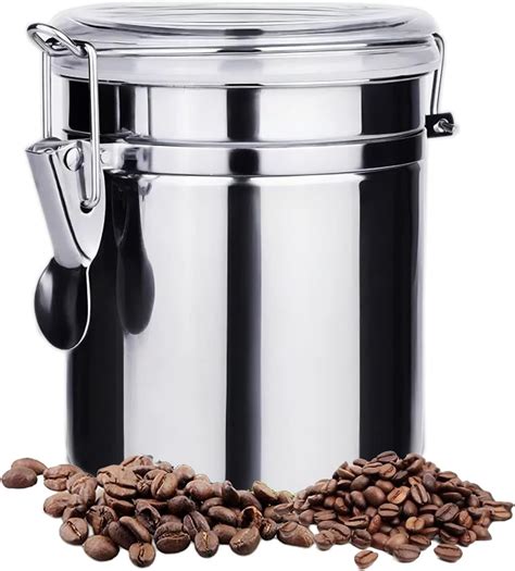 Amazon Qiveno Airtight Coffee Bean Storage Container Canister