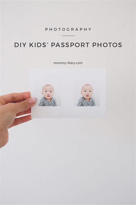 How To Take Baby Passport Photos At Home | Mommy Diary