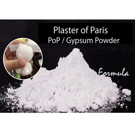 Prokart Plaster Of Paris Gypsum Powder Pop For Multiple Use Craft Pot