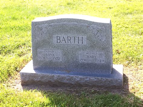 Mary Anderson Barth M Morial Find A Grave