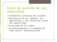 Presentaci N Del Kit Matem Tica Inicial Analisis De Las