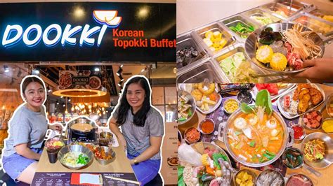 DOOKKI In Philippines TRYING OUT KOREAN TOPOKKI BUFFET With Ate