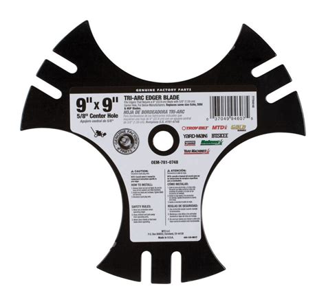 Mtd Edger Start Edger Blade 9 In L Ebay