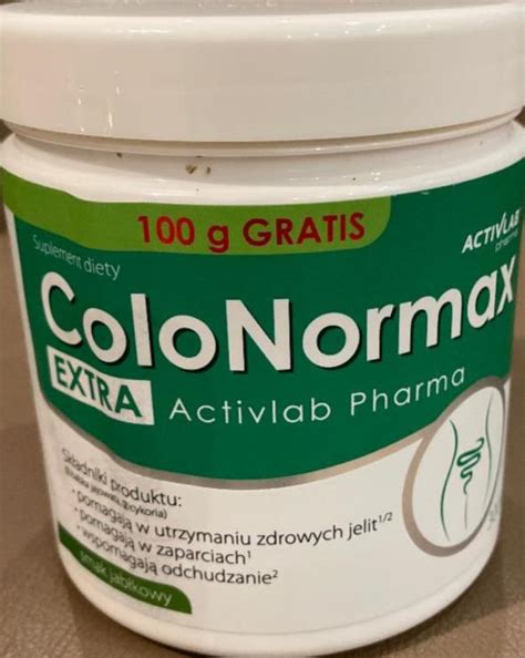 ColoNormax Activlab pharma kalorie kJ i wartości odżywcze Dine4Fit pl