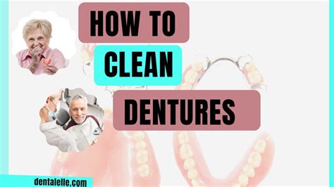 How To Clean Dentures At Home Youtube