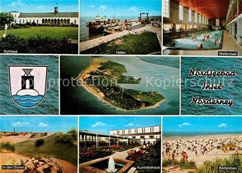 Ak Ansichtskarte Norderney Nordseebad Kurhaus Duenen Badeleben