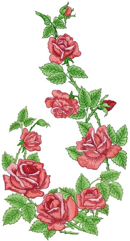 Flower Rose Embroidery Designs Ubicaciondepersonas Cdmx Gob Mx