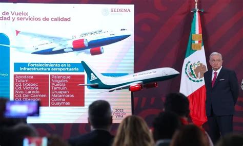 Así Es El Nuevo Modelo De Mexicana De Aviación Presentado En La Mañanera De Amlo Frontenet