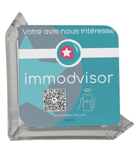 Plaque Verre R Seaux Connect E Nfc Immodvisor French Nfc Vos