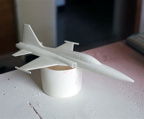 Download free STL file Easy to print F5 Tiger aircraft scale model 1/64 ...