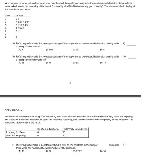 Solved A Survey Was Conducted To Determine How People Rated Chegg