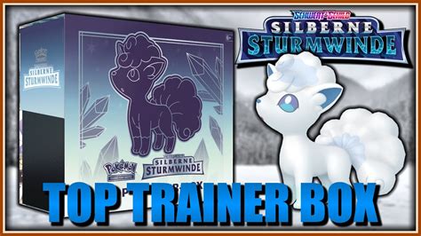 Box ist so schön Silberne Sturmwinde Top Trainer Box Pokemon