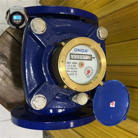 Jual Water Meter Onda Flange Inch Dn Flow Meter Meteran Air Bersih