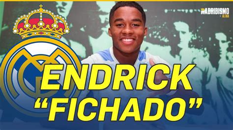 FICHADO ENDRICK será NUEVO JUGADOR del REAL MADRID YouTube