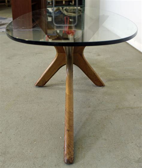 Mid Century Modern Adrian Pearsall Jacks Glass Top Coffee Table At 1stdibs Adrian Pearsall