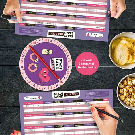 Stadt Land Hot and Sexy Der Spieleklassiker Jetzt wird s heiß Geblockt K Kreutzmann GmbH