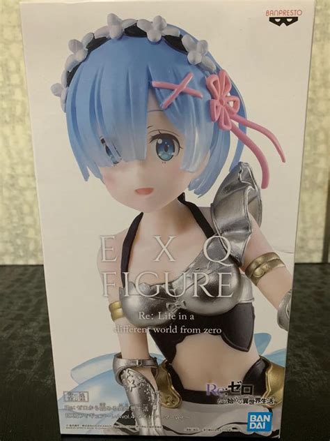 Banpresto Rezero Starting Life In Another World Exo Figure Rem Vol4 Maid Armor Hobbies And Toys