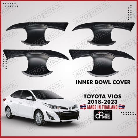 Toyota Vios 2018 2023 Bowl Cover Garnish Matte Black Shopee Philippines