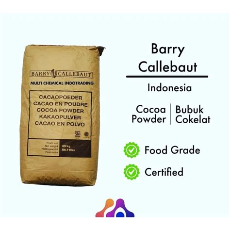 Jual PURE COCOA POWDER Ex BARRY CALLEBAUT BUBUK COKLAT MURNI 250 Gr