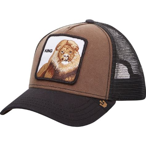 Goorin Bros King Lion Brown Trucker Hat Caphunters Co Uk