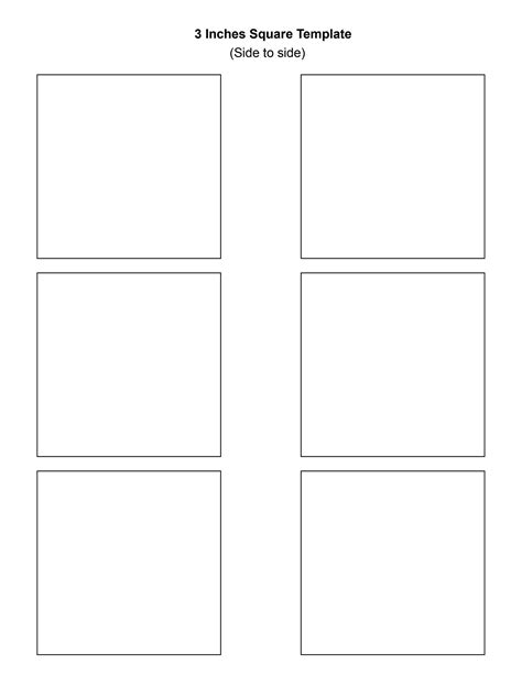 Printable Square Templates - Printable JD