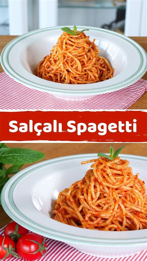 Salçalı Spagetti Tarifi videolu Nefis Yemek Tarifleri Yemek