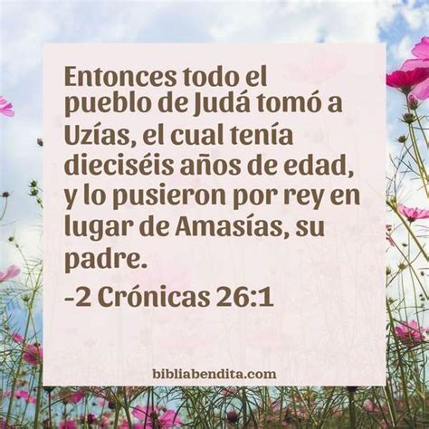 Explicación 2 Crónicas 261 Entonces Todo El Pueblo De Judá Tomó A