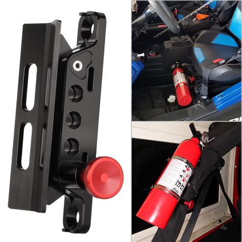 Buy Adjustable Fire Extinguisher Holder With Clamps Vehicle Metal